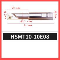 HSMT thread milling cutter spindle of machining center with single-edge SMT numerical control internal cooling slot T-threading Holder no insert