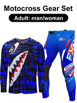 motocross gear set Enduro cross Jersey Pant Kits Racer Gear Set Off-road Mens Kits Women's mountain Downhill Motorcycle MX L-34