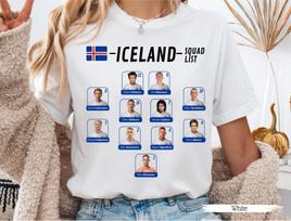 Funny Iceland squad list shirt, World cup 2026 shirt, Iceland world cup 2026 tee, Fifa world cup 2026, Iceland funny shirt for supporters 2XL