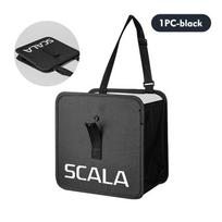 PU Leather Car Seat Back Organizer Storage Bag Auto Interior Accessories For Skoda octavia a5 a4 mk1 2 fabia superb rapid mk3
