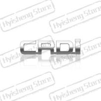 3D Metal Sticker CRDi Emblem Letters Badge Decoration Rear Trunk Stickers For Hyundai Tucson Kia Ceed Carnival Sorento Sportage