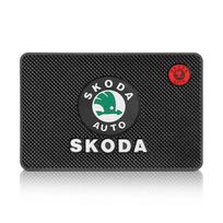 PVC Car Non Slip Mat Dashboard Phone Anti Slip Gel Pad For Skoda Octavia Fabia Kamiq Kapoq Kodiaq Rapid SCALA Superb Anti-slip mat