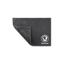 1Pcs Car Suede Cleaning Towel Wipe Drying Cloth For Skoda Fabia Kodiaq Kamiq Karoq Superb Yeti Octavia Enyaq Rapid Vrs Scala Mk3