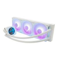 Owltech Liquid CPU Cooler with Full-Color LCD and 3 x 120mm ARGB Fans (OWL-LCS360ARGBL-WH)