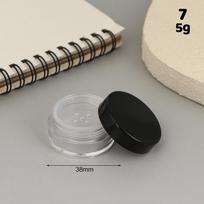 Empty 5/10/20/30g Plastic Cosmetic Makeup Powder Filling Can Pot Lid Twist Loose Powder Jar With Rotating Sifter Container Jar
