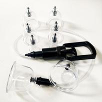 Eight-Piece Plastic Cupping Set with Tube Handles