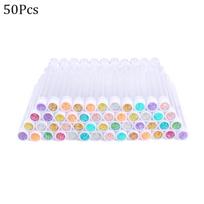 Reusable Makeup Brushes Tube Disposable Eyebrow Brush with New Eyelash Resin Drill Replaceable Brushes Dust-proof Makeup Tools