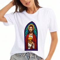 Japanese Manga Woman Lady's Cotton T Shirt, Cotton Premium Print, Durable, Casual Fashion, Make Your Dreams Come True Graphic Tee, Relaxed Fit, Street S