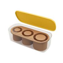Ice Cube Tray Easy to Demould Silicone Ice Cube Mold with Lid Cylinder-Shaped Ice Tray for 30-40 Oz Tumbler ruda