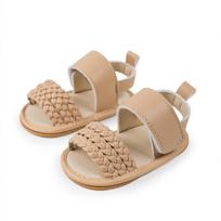 2024 Velcro Baby Sandals – Soft, Breathable, Non-Slip Rubber Sole for Girls 11cm (0-6 Months) / 73.5g