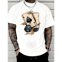 Unisex T-shirt with intricate skull and mechanical designs. M