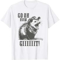 Retro Cowboy Possum Unisex T-Shirt - Wear your Western Possum Unisex T-Shirt now! XL
