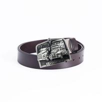Vintage Punk Cowhide Belt - Retro Truck Driver Style, Casual 3.8cm Piece 115 cm