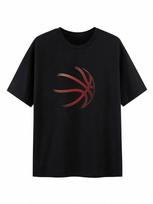 Basketball Print Unisex T-Shirt XXL