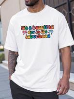 Unisex's Casual Round Neck Short Sleeve Labor Delivery Nurse It's A Beautiful Day In The Laborhood T-Shirt S