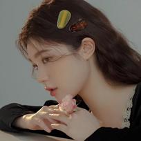 Acetate Water Drop Hair Clip Set