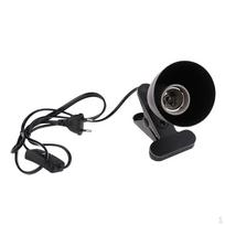 Varpelio burnos roplių šilumos lemputė UVB lemputės laikiklis E27 EU Plug Black