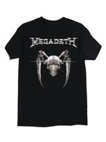 Megadeth Rattlehead juodi unisex marškinėliai XXXXL gray