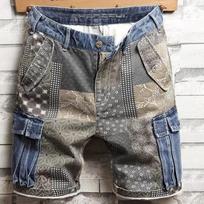 Vyriški vasaros asmeninio rašto džinsiniai šortai Slim Fit Fashion Vyriški džinsai šortai 28