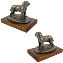 Labradoro retriveris - šuns statulėlė, figūrėlė biurui, trofėjus šunų parodai pagal Art-Dog prekės ženklą