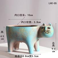 Room Accessories Ceramic Flower Pot Cute Cat Succulent Plant Pots Vase Simulation Animal Cartoon Pots Planters for Indoor Plants