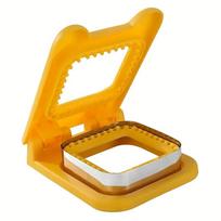 Stainless Steel + Plastic Sandwich Maker,Square Sealing and Cutting Tool,Perfect for Making Bread Slices
