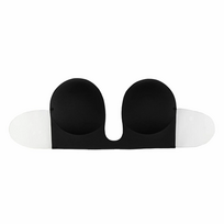 Bye Bra Bras Bye Bra - Seamless U-Style Bra Cup B Juodas prilimpanti liemenėlė