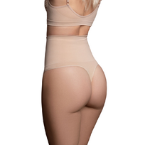 Bye Bra Underwear Bye Bra High Waist Seamless Thong Girdle rusvai gelsvas Size M - Medium Support