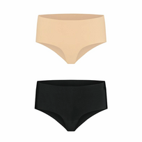 Bye Bra Underwear Bye Bra – Invisible High Brief Nude + Juodas L