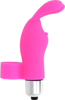 Ohmama Stimulating Rožinė OHMAMA Finger Vibe Rabbit - Silicone, Atsparus vandeniui, 9.8 cm, Rožinė