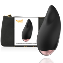 Coquette Toys Coquette Chic Desire Juodas/Gold Drop Intimate Sonic Stimulator, 10 Modes