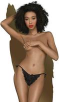 Penthouse Thong Penthouse Too Hot To Be Real Juodas Thong S/M - Elegant Lace Design