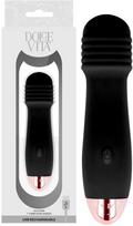 Dolce Vita Three Juodas Intimate Massager 7-Speed Rechargeable Silicone 12.2cm