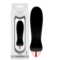 Dolce Vita Five Juodas Intimate Device 7 Modes USB Rechargeable Silicone