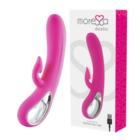Moressa Dustin Dual-Action Silicone Wave Vibrator with Suction, Rechargeable