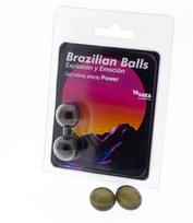 Taloka Power Effect Brazilian Aroma Massage Balls 2 pcs Lubricating Gel