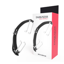 Darkness Bondage Darkness Adjustable Juodas Gag Hook - Premium Leather Strap System