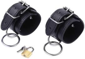 Ohmama Fetish Adjustable O-Ring Wrist Restraints - Premium Materials