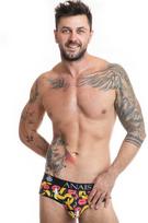 Anais Men Jock Anais Men Banana Jock Bikini S - Playful Lycra Briefs, Banana Print
