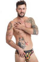 ANAIS MEN SLIP & THONG ANAIS MEN Banana Slip L - Lycra Briefs with Banana Print, Large