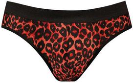 ANAIS MEN SLIP & THONG ANAIS MEN Tribal Slip XL Raudona Microfiber Animal Print Briefs