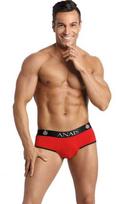 Anais Men Jock ANAIS SOUL Jock Bikini XL - Raudona Microfiber, Open Back, Comfort Fit