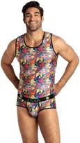 Anais Men Accesories ANAIS MEN Comics Top M - Sleeveless Fitted Comic Print Shirt