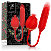 Rožinė MIA Vienna Double Pleasure Intimate Device with Licking & Up-Down Action, Rožinė