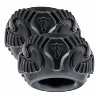 PerfectFitBrand Perfect Fit Ram Ring Kit Double Juodas - Premium Silicone-TPE Rings Set