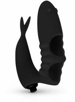 Easytoys Simplicity FlexiTouch Finger Device Juodas - Flexible Silicone, Compact Design