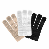 Bye Bra Accessories Bye Bra - Bra Extenders 3-Hook 3 Colours liemenėlės užsegimai