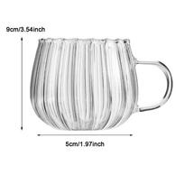 Glass Coffee Milk Jug Multifunctional Tea Pitcher Heat Resistant Transparent for Living Room Household Cafe Office Beverage