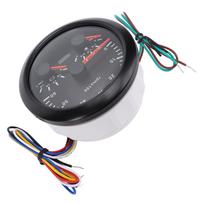 3 viename 85mm tachometras DC 9–32V 6000aps/min 8–16V įtampos matuoklis E 1 4 1 2 3 4 F kuro lygis 7 spalvų apšvietimas automobiliui