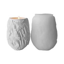 Resin Candle Holders Silicone Mould Personalized Pen and Candle Cup Mold Silicone Mold for Cylinder Candle Holder